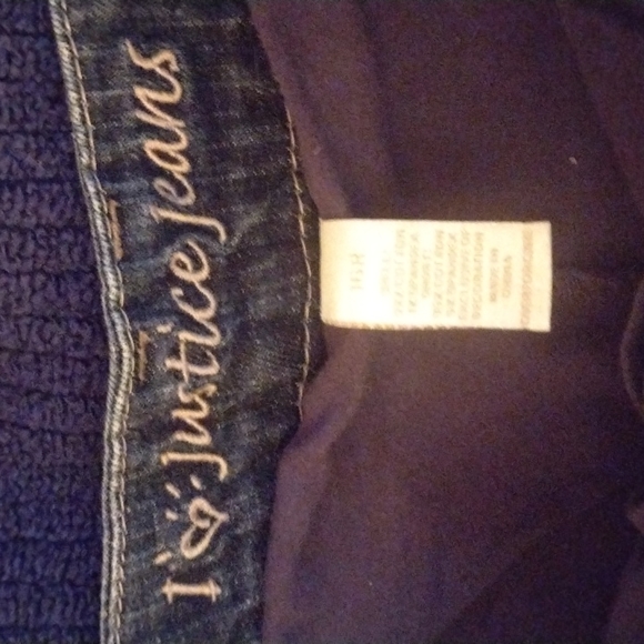 I love Justice jeans "skorts" - Picture 3 of 3